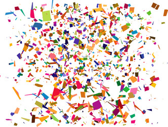 abstract art - random geometry shapes generative vector image
