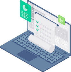 Statistical Testing Isometric Data vector