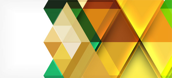 Abstract triangle pattern colorful backdrop vector