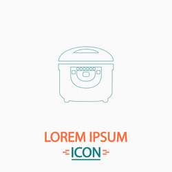 Pan Computer Symbol Electric pan computer symbol Royalty Free Vector Image