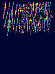 abstract art - random geometry shapes generative vector image