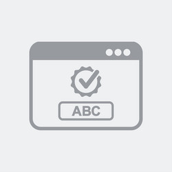 Software window for check a text vector