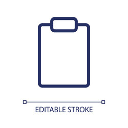 Blank tablet pixel perfect linear ui icon vector
