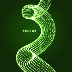 spiral connection structure abstract grid design vector image