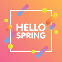 flat dynamic background design colorful geometric vector image