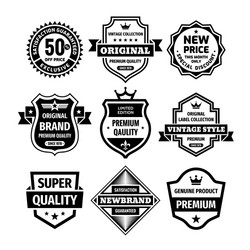 Retro Business Badge Set vector