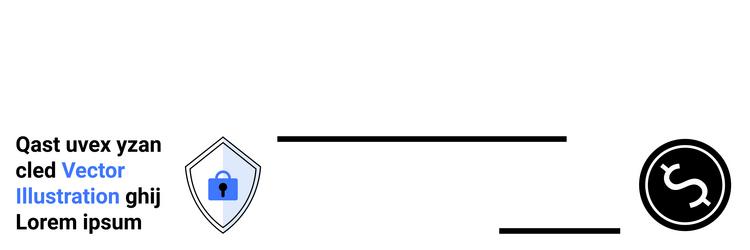 secure data transfer with encryption shield vector image