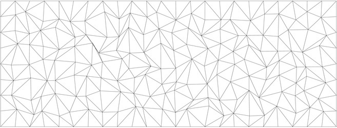 geometric abstract pattern with triangular lines vector image