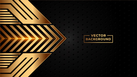 Abstract gradient background gold color vector