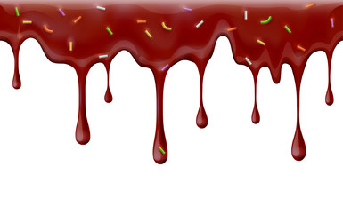 Dripping doughnut glaze set Royalty Free Vector Image
