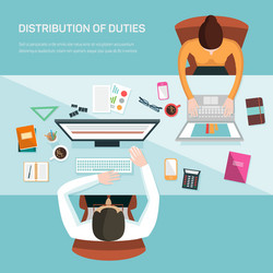 For office workers vector