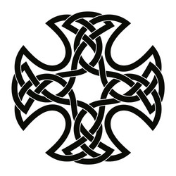 Celtic Cross Symbol Vector Image
