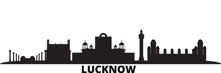Lucknow City Skyline Vector Image