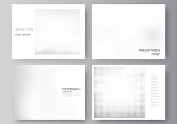 layout presentation slides design vector image