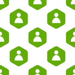 User icon pattern vector