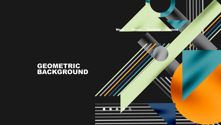 abstract geometric design light shapes overlap vector image