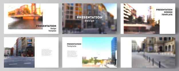 layout presentation slides design vector image