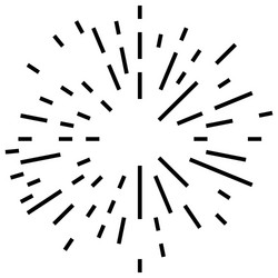 random radial lines explosion effect radiating vector image