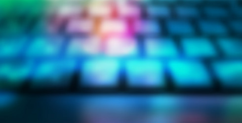 Blurred Computer Keyboard vector image