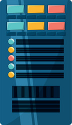 Database server storage vector