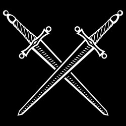 Two Swords Crossed Vector Images (over 630)