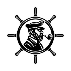 Monochrome sport skateboard side view template Vector Image