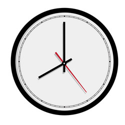 Classic wall clock vector