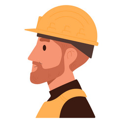 Busy construction worker Royalty Free Vector Image