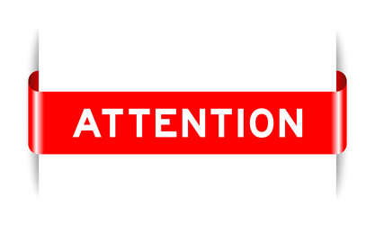 red color inserted label banner with word vector image