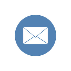 Mail icon e-mail envelope message eps10 vector