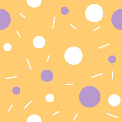 memphis seamless pattern with geometric element vector image