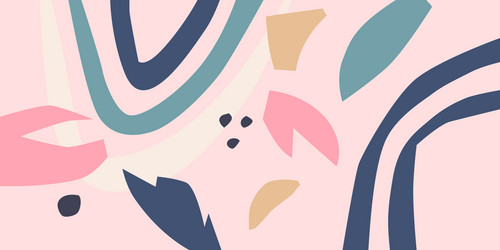a composition with abstract elements in popular vector image