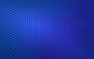 abstract blue geometric hexagon background vector image