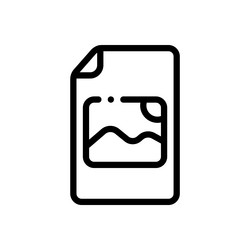archive icon thin linear style design isolated vector image