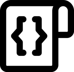 programming sheet vector image