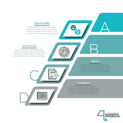 Project Development Infographic Layout vector image