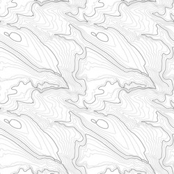 tileable topographic map background concept vector image