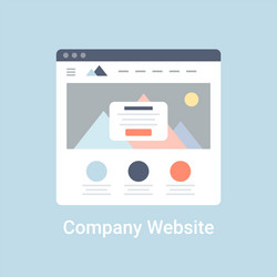Website Wireframe Template vector image