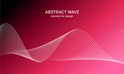 abstract wave element for design digital vector image
