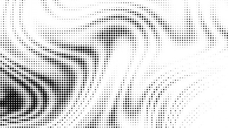 monochrome gradient halftone dots background vector