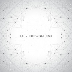 Molecular Network Background vector image
