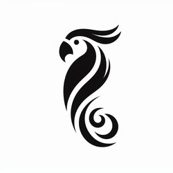 Tribal Falcon Symbol Vector Image