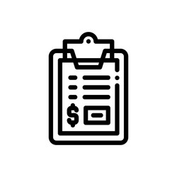 archive icon thin linear style design isolated vector image