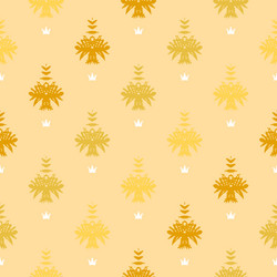 elegant rich pattern with damask motif vector image