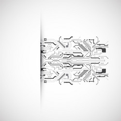 hi-tech digital technology and engineering theme vector image