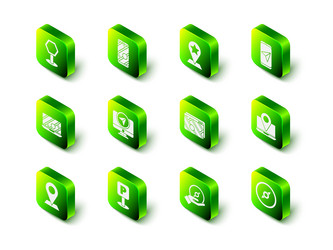 set city map navigation pointer with star vector image