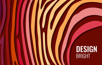 Bright Red Abstract Background vector image