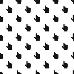 hand cursor website pattern seamless vector