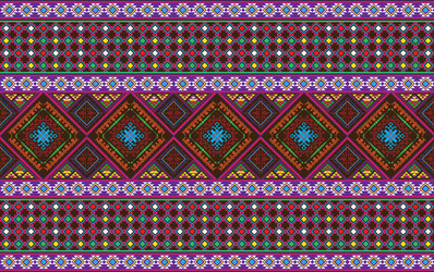 seamless pattern with geometrical figures vector image