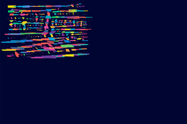 abstract art - random geometry shapes generative vector